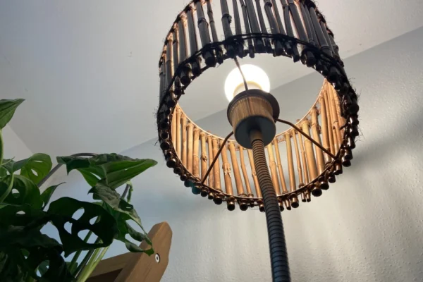 unique bamboo lamp
