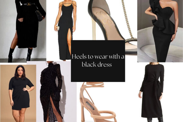 what color shoes with black dress